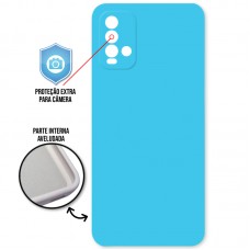 Capa Xiaomi Redmi 9T e 9 Power - Cover Protector Azul Água